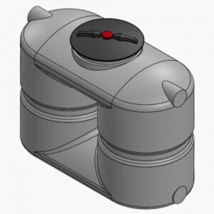 SD-00500 – 500 LT POLİETİLEN SLİM SU DEPOSU