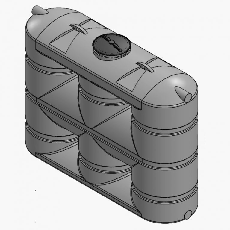 SD-03000 – 3000 LT POLİETİLEN SLİM SU DEPOSU